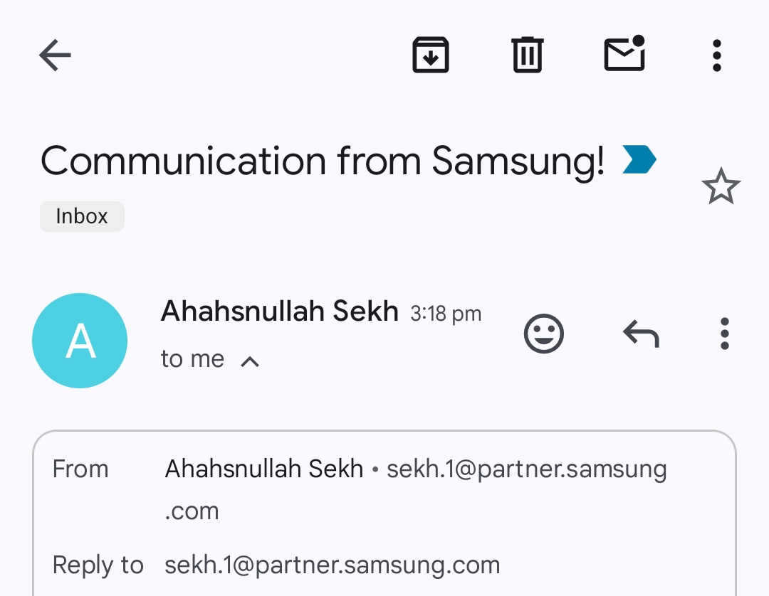 satishemailbox's tweet photo. @santoshsahani @SamsungMobile @SamsungMobileUS @SamsungIndia @SamsungMobile @SamsungMobileUS @Samsung 
Worst reply, worst service, worst samsung, don't buy Samsung flagship phones, they have worst hardware which will burn soon. #stayawayfromsamsung #worstsamsung https://t.co/QmNWlQatWC