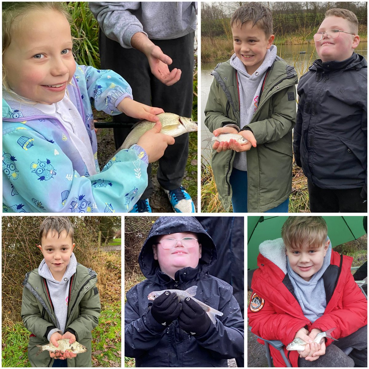 MSmed4's tweet photo. #TeamworkThursday🎣 with @Head_CoalClough @LINKLead_CCA @Head_CCA @BarrowfordSch was fantastic this week! Definitely our best catch of the week together as a group. The milder temperatures and the hours before the heavy rain arrived. A fabulous day with a bag full of fish caught. https://t.co/57g8nRs5NJ