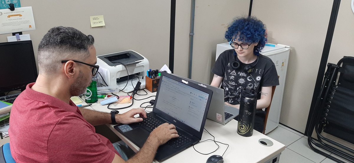 Diário Estelar, log atrasado 06122024. Ontem foi intenso, distribuição de disciplinas, orientação, escrita de artigo e preparação de roteiro com futuro orientado de TFG. 
Não levantei nem 1kg , mas estou exausto. Para piorar, sonhei esta noite que estava trabalhando.😤