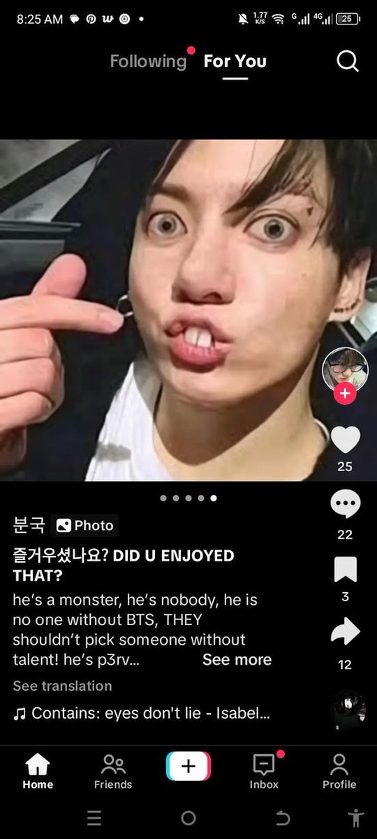 _sevensoul's tweet photo. Report this account to tik tok. This guy/girl hate jungkook
Armys we need to protect hin
Mass report
#JungKook #BTS #jeonjungkook https://t.co/WFqg7gVFht