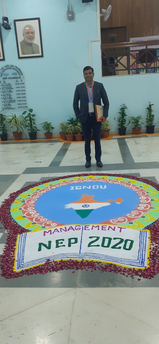 Rjain02's tweet photo. राष्ट्रीय शिक्षा नीति ( NEP ) - २०२० एवं प्रबंधन शिक्षा ( Mangament )के संबंध में राष्ट्रीय कार्यशाला, इग्नू,केन्द्रीय विश्वविद्यालय ( भारत सरकार) ,नई दिल्ली में उपस्थित रहा । https://t.co/Pgxed4NuPk