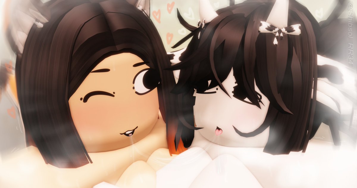 for <a href="/RubyTheUnknown/">Ruby The Unknown</a> as birthday gift
[ his char Kurana and my char Fuki ]
#rr34