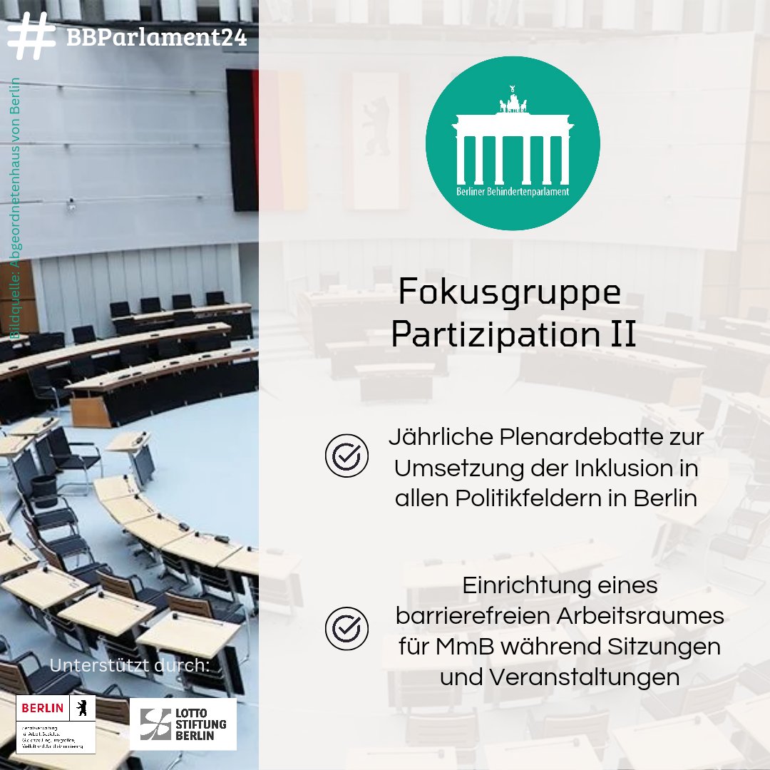 Berliner Behindertenparlament tweet media