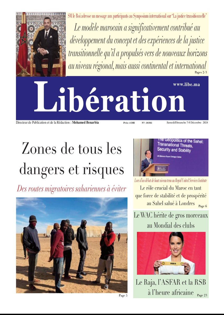 Les zones de transit #sahariennes telles que Tamanrasset en AlgérieSabha, Qatrun, Kufra et Al Jawf en Libye, Khartoum au Soudan, Douentza et Bamako au Mali, Téra au Niger, et Humera en Ethiopie figurent parmi les plus dangereuses pour les candidats à l’#émigration vers l’#Europe.