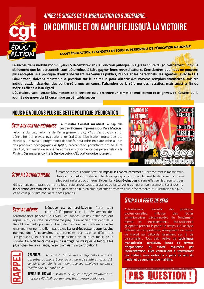 CGT-Éduc'action tweet media