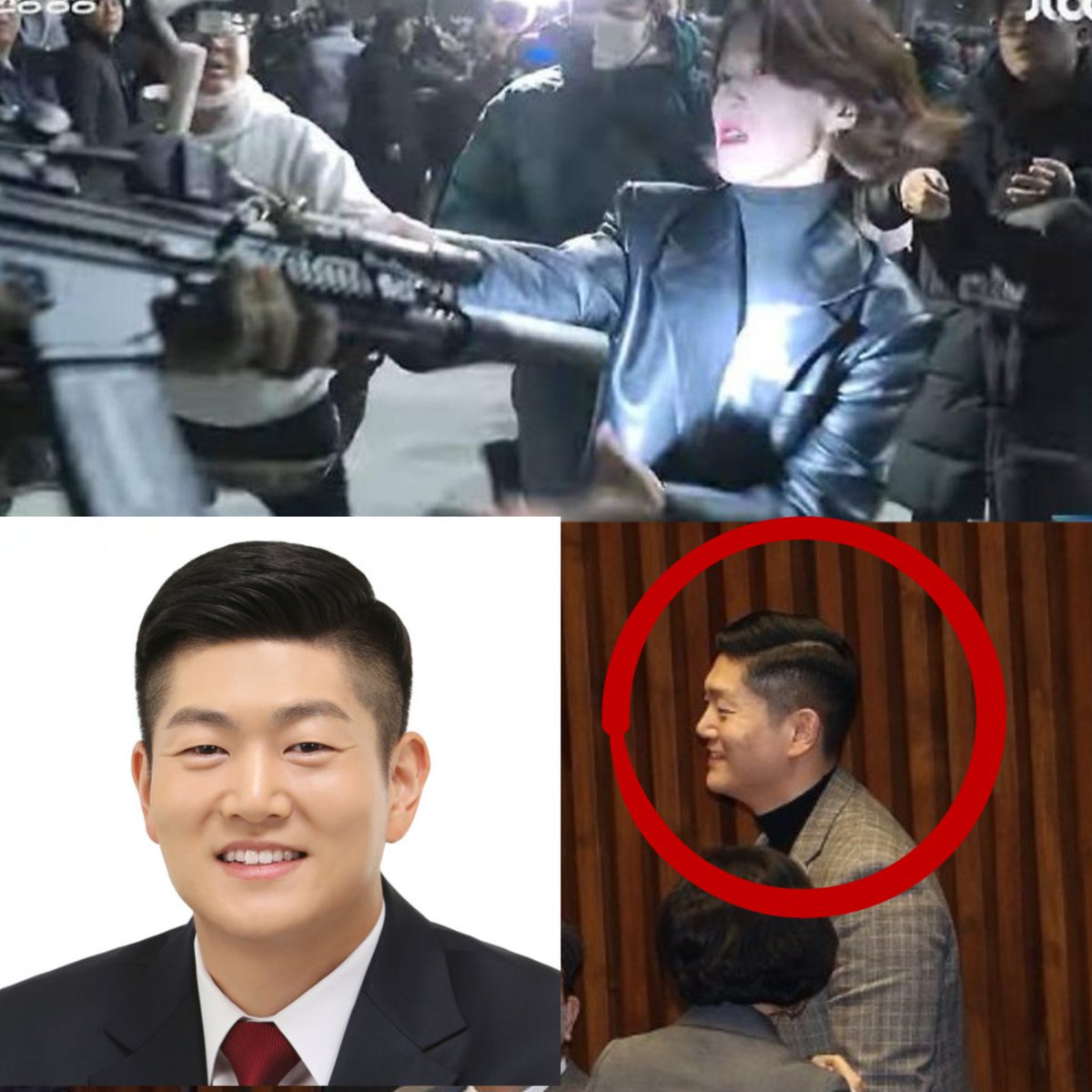 같은 지역구인 도봉구에서 경쟁했던 청년 정치인
민주주의를 지키기 위해 맨 몸으로 싸웠던 안귀령 대변인과 국회의원으로서 투표 조차 하지 않고 도망간 내란범 김재섭.