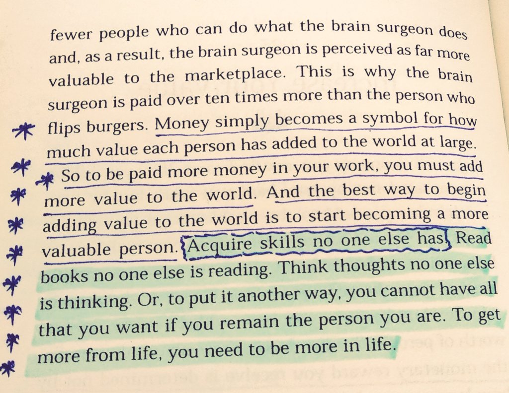 bpooja6's tweet photo. 65/101📖
Increase Your Value 🌟
#Restart @RobinSharma 
#WhoWillCryWhenYouDie🔖 https://t.co/CnbrUGsuMd