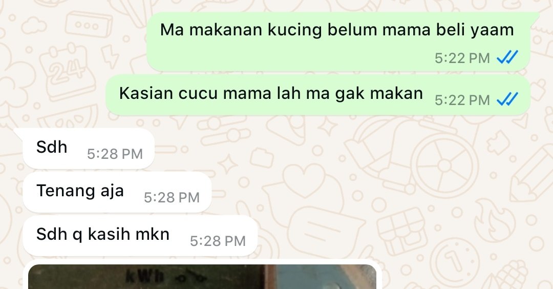 ri_kive's tweet photo. @convomf Beliau sudah di tahap acceptance kalo cucunya makhluk berbulu https://t.co/1cwP4aVe6P