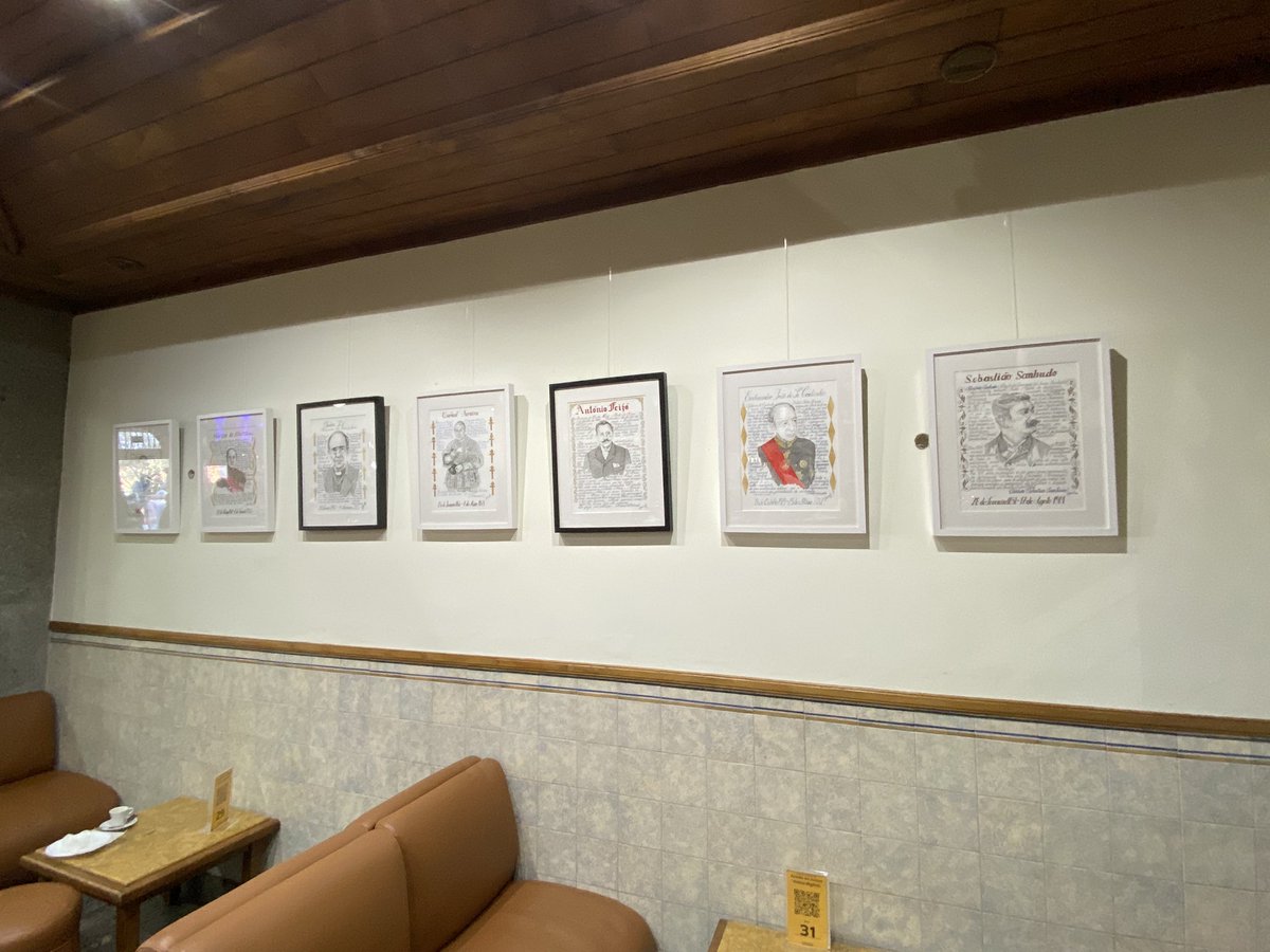 Encontram uma interessante exposição, na Confeitaria Havaneza (Ponte de Lima), de desenhos de personalidades limianas realizados pelo Ricardo Ferreira