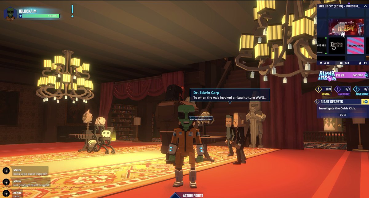 Irfaath's tweet photo. Sneaking into the Osiris club in Hellboy (2019) in @TheSandboxGame. Things are about to get supernaturally exciting! 😈🔥 @Lionsgate https://t.co/l95xPBOuWf #TheSandbox #AlphaSeason4 #AS4SocialChallenge https://t.co/TBL6shGhnA