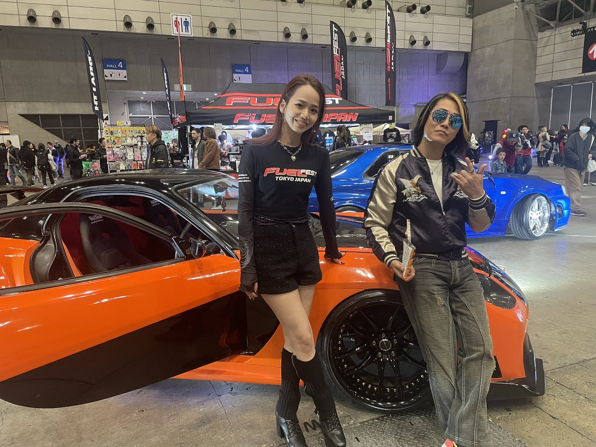 grandis4860's tweet photo. 東京コミコン
まさかのワイスピ実車と激似のハン！
まさかまさかのイニD車まで！
思わぬ出会いに感激 https://t.co/mQziBJzxrV