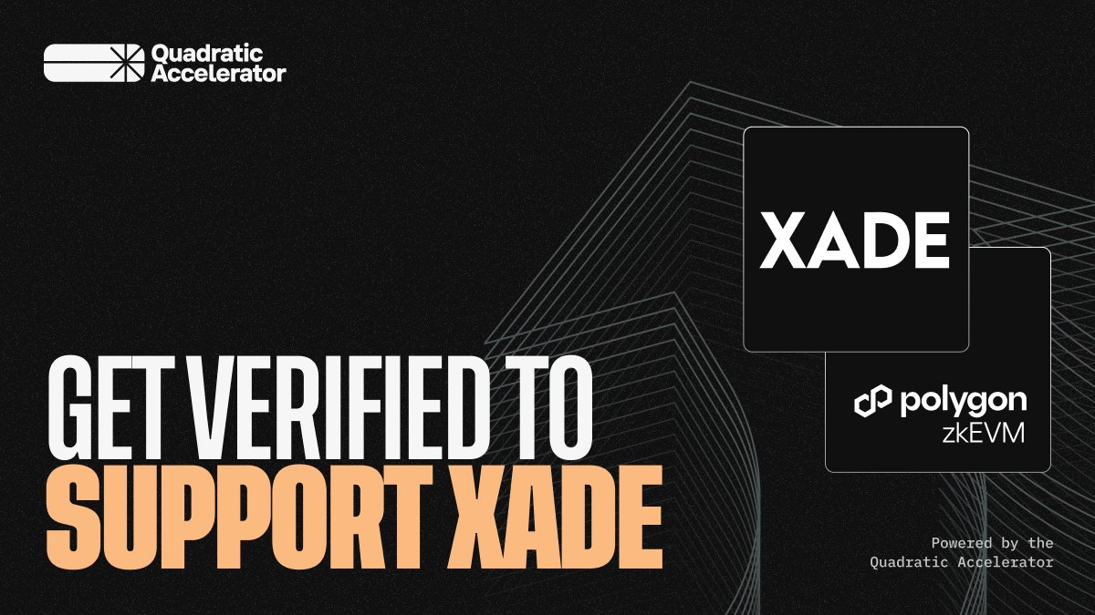 theqacc's tweet photo. 🚀 Discover @XadeFinance 🚀

Xade is building the AI-powered Robinhood of DeFi—a seamless, decentralized platform for trading &amp; managing assets.

Its $ACHAD token economy is now open for public access on q/acc!

Get verified 👇 https://t.co/qHDQr9dAln