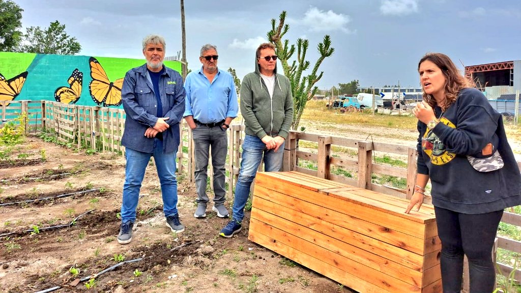 Val_Fabian's tweet photo. 🌱✨ En la huerta #ElPocho, celebramos la sexta #cosecha🥦🥬, realizamos #trasplantes🍅🌱, entregamos una #compostera♻️ y brindamos una capacitacion sobre compost.
Trabajamos junto a la comunidad 🤝 por mas hortalizas frescas 🥬, alimentación saludable 🥗, y un futuro sustentable 🌍.
De la huerta🌱 a la mesa 🍽️ es posible! con un gran trabajo de los vecinos y de referentes como #Paola y #Pocho.
#EnEquipo🙌
#HuertasComunitarias💚 del @MunicipioBahia.