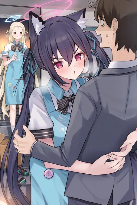 頑張ったご褒美のキスちょうだい#ブルアカ 