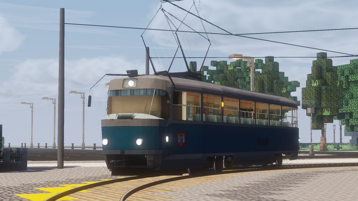 MTRMinecraft's tweet photo. A Tatra T3 train moves swiftly along the main road, bypassing traffic.
Credits: BitOne
Downloads: https://t.co/kjOMK8jVYY
Discord: https://t.co/lJbQWyMCuQ
#minecrafttransitrailway #minecraftmods #minecraftmtr #mtrmod #mtr #minecraft #transit #transport #subway
#tram #tatra #t3 https://t.co/Kxnhvwsypj