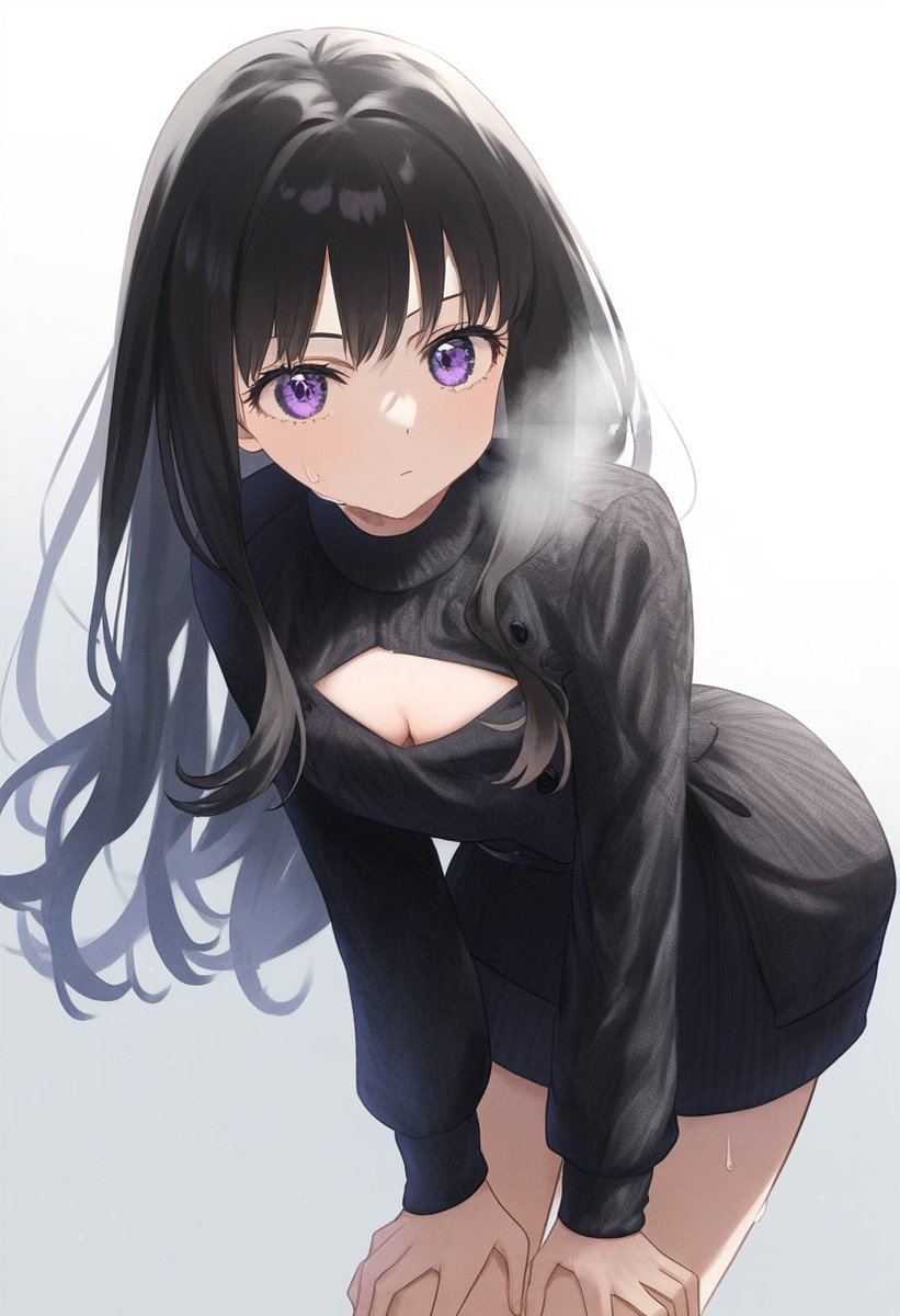 黒ニット 井ノ上たきな 