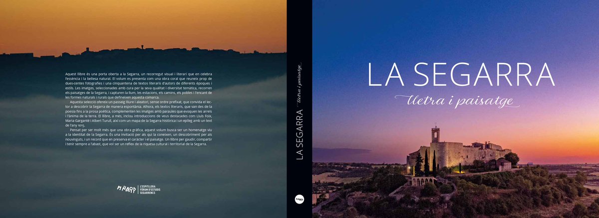 📣Ja tenim el llibre: La Segarra, lletres i paisatge. Durant la setmana del 9 al 13 de desembre iniciarem la seva distribució a llibreries, autors i patrocinadors.
Una edició de luxe, un paisatge i una literatura per gaudir.