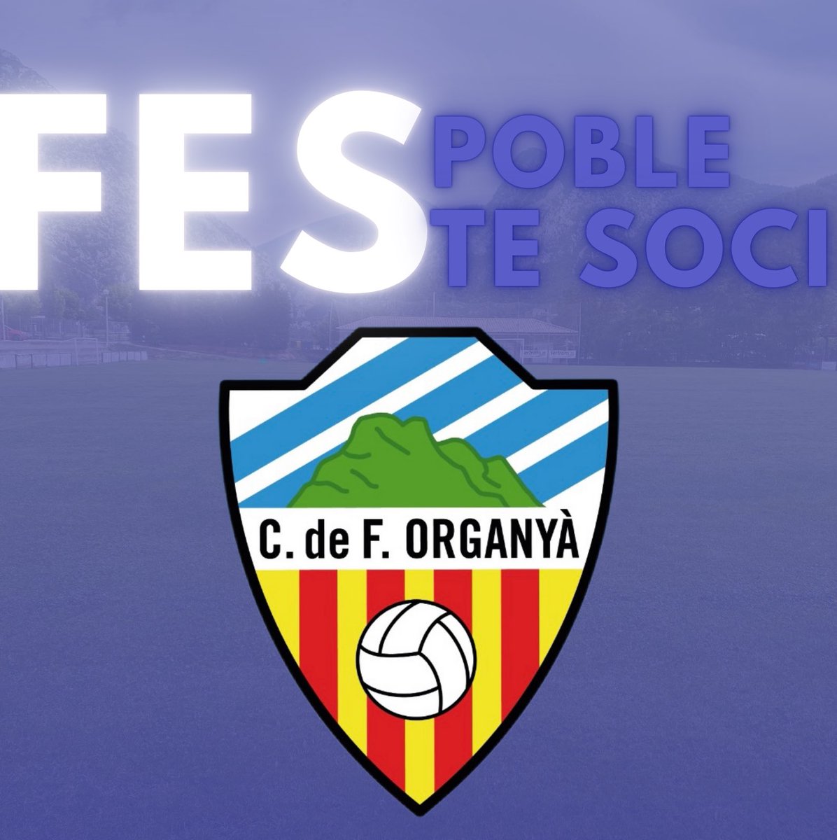 𝐅𝐄𝐒 Poble 𝐅𝐄𝐒-te Soci

Campanya de socis 24/25 CF Organyà.