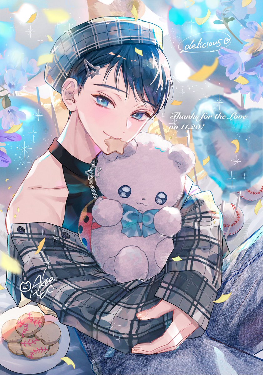 「𝕋𝕙𝕒𝕟𝕜𝕤 𝕗𝕠𝕣 𝕥𝕙𝕖 𝕃𝕠𝕧𝕖 𝕠𝕟」|カスカベアキラ🌸3.24『六月の七星⑤』発売のイラスト