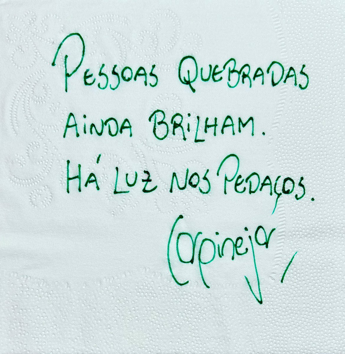 CARPINEJAR's tweet photo. Autenticidade sempre nos ilumina. https://t.co/atgQY3IeG9