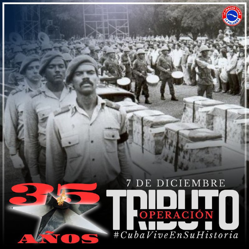 Maximo8255's tweet photo. Página gloriosa de nuestros hombres y mujeres: el apoyo a otros pueblos del mundo para alcanzar y defender su independencia. Gloria eterna a los héroes que cayeron en ese empeño.
#CubaHonra #CubaViveEnSuHistoria https://t.co/9oE99eACu2