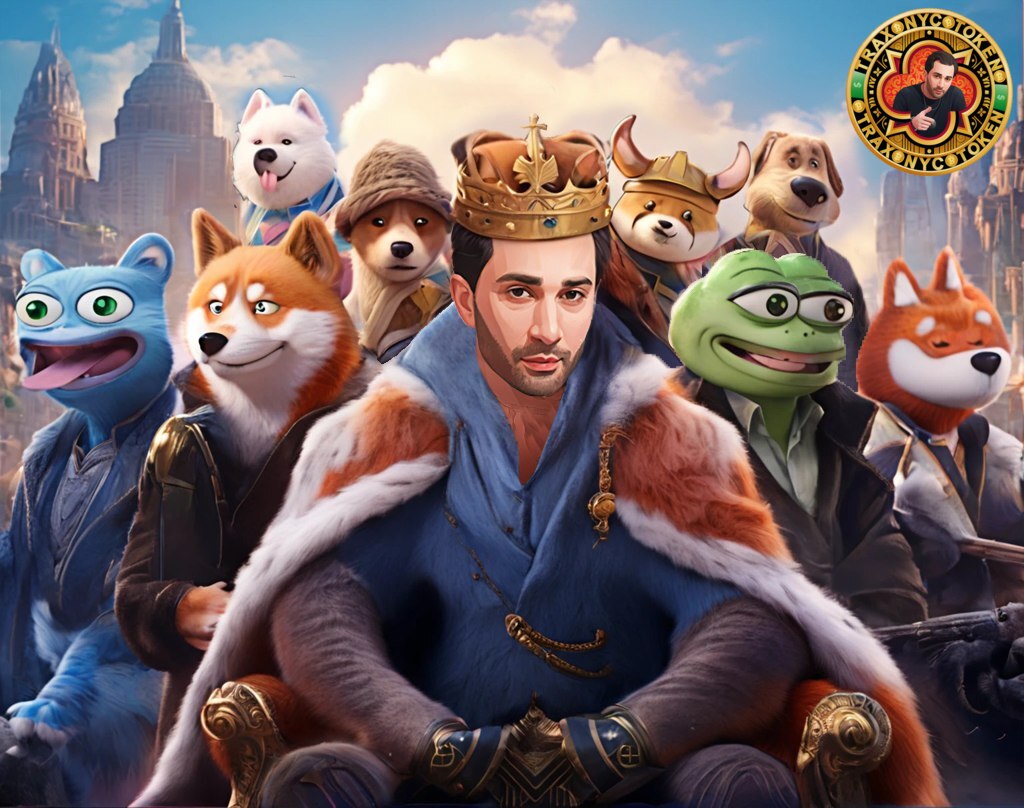 TraxNycToken's tweet photo. Ladies And Gentleman. The King Of The Memes Has Arrived $TRAX #MemeCoin #TraxNYX https://t.co/pqHcMnoVOj