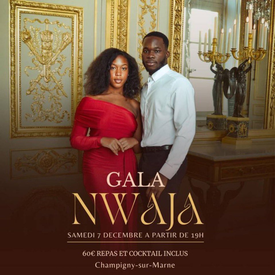AUJOURD’HUI C’EST LE GRAND JOUR !
La 1ère edition du ✨GALA NWAJA ✨

On a hâte de tous vous retrouver ce soir pour passer un moment inoubliable 🤎