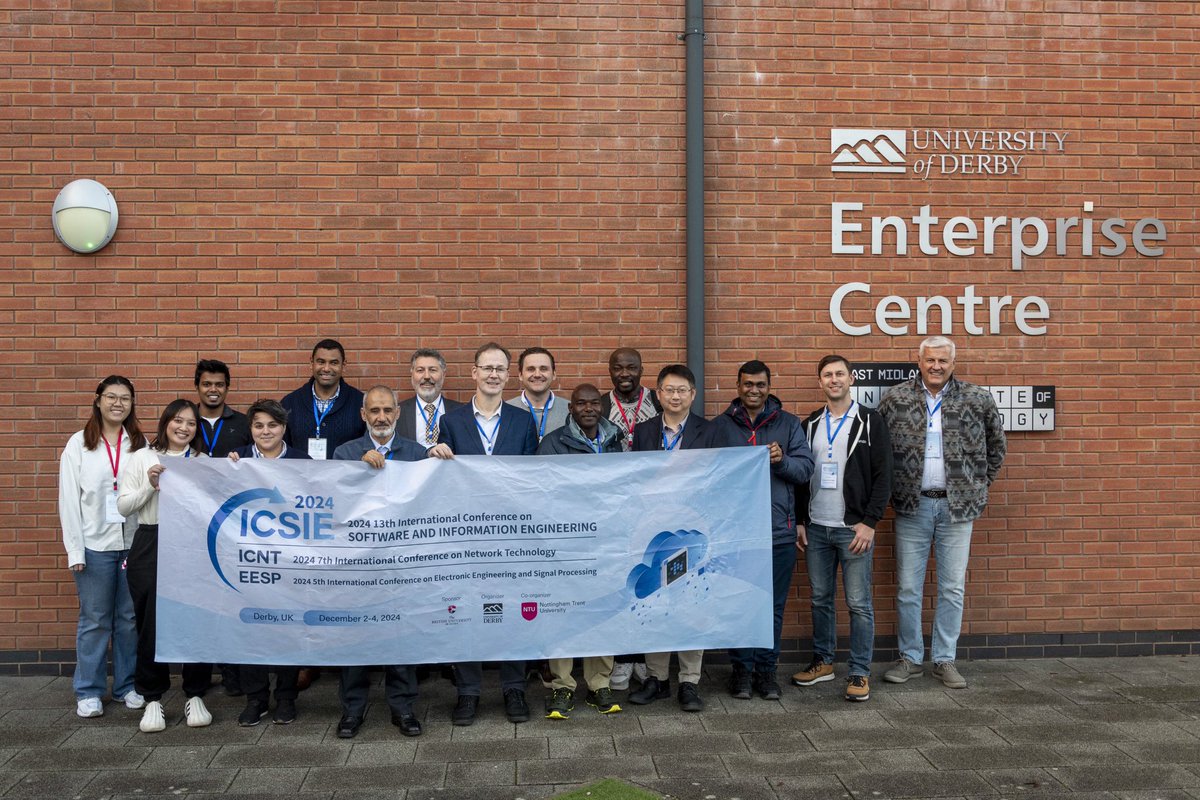 Jack Sutton (@jacksutton94) on Twitter photo I am pleased that the ICSIE 2024 conference was a success here at the <a href="/DerbyUni/">University of Derby</a>. It was fantastic to connect with people from around the world and exchange ideas and research. I am pleased that the ICSIE 2024 conference was a success here at the <a href="/DerbyUni/">University of Derby</a>. It was fantastic to connect with people from around the world and exchange ideas and research.
