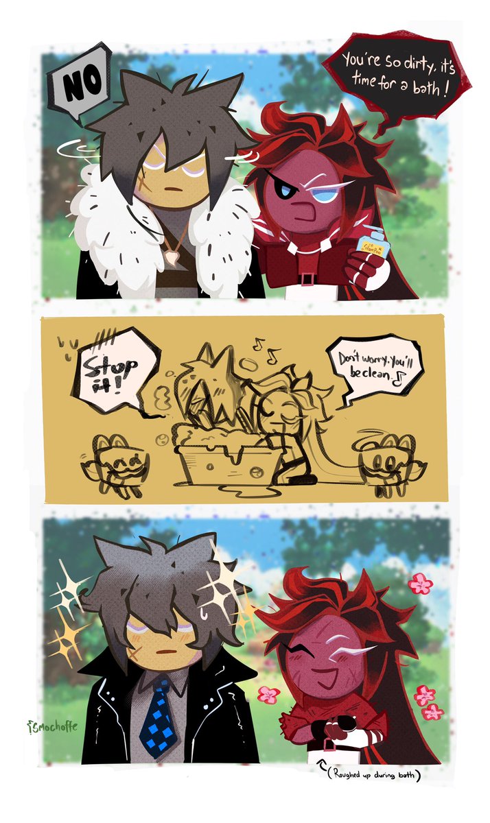 smochoffee's tweet photo. Owner struggles to cope with his dog ^ 7 ^;

#cookierunkingdom  #cookierun #CRK https://t.co/V2I8Xp3W9p