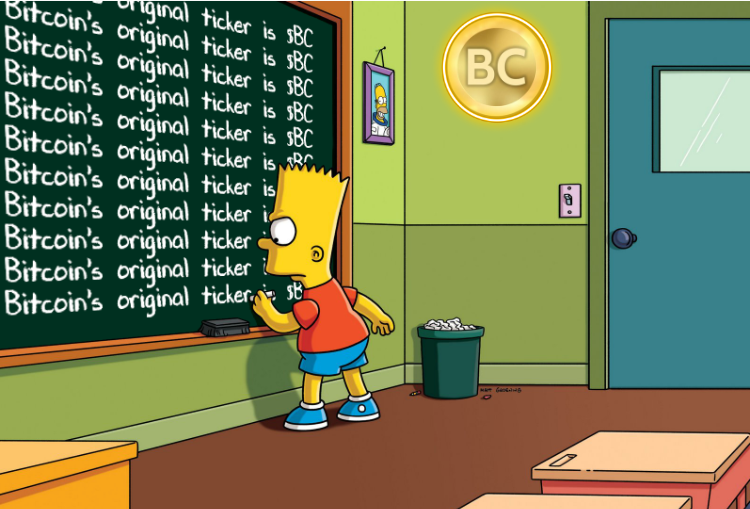 oldbitcoincto's tweet photo. Bitcoin's original and only ticker is $BC. https://t.co/MmzJteCGpI