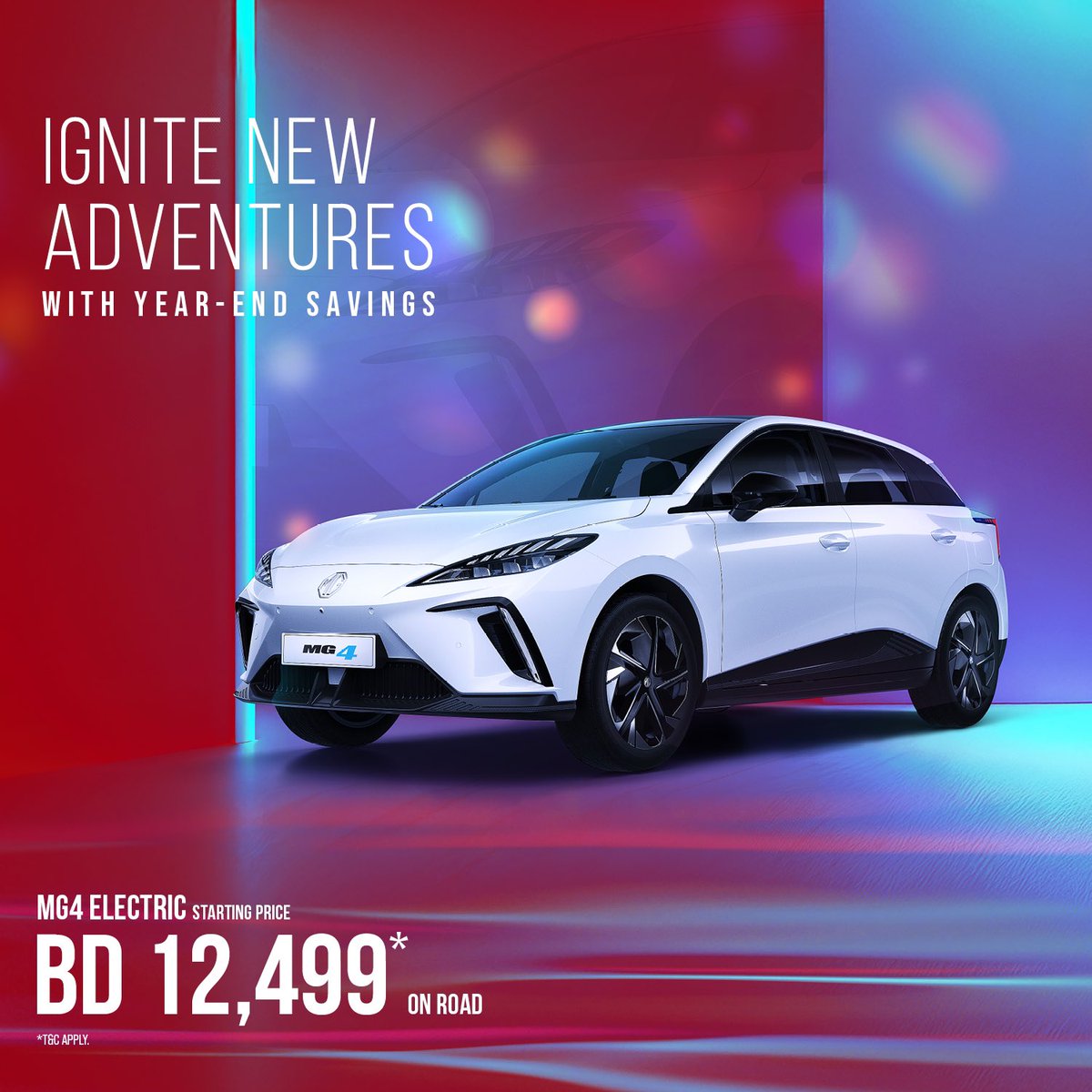 ZMinfo's tweet photo. Embrace new adventures in 2025 at an exclusive price. Enjoy year-end savings and happiness in your favourite MG. Call or WhatsApp 17703703 to book your appointment today. *T&amp;C Apply. 

#MGMotor #MGBahrain #ZayaniMotors #MG
#إم_جي_البحرين #الزياني_للسيارات https://t.co/tDeWw6t6cV