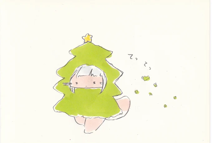 ツリーの妖精んなちゃん。#イラスト #メイドインアビス 