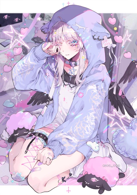 ひつじさんパーカー⟡.· 