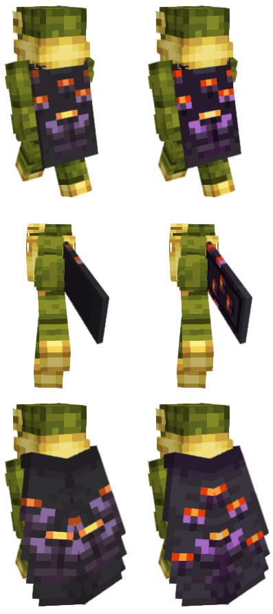 leroidesafk's tweet photo. I redesigned the EyeBlossom Cape after its leak! 🌸 The original felt too plain, and the Elytra version wasn’t great. Hope you like the new texture! ✨ #Minecraft #PixelArt #minecraftart https://t.co/Rd2F0i5yQE