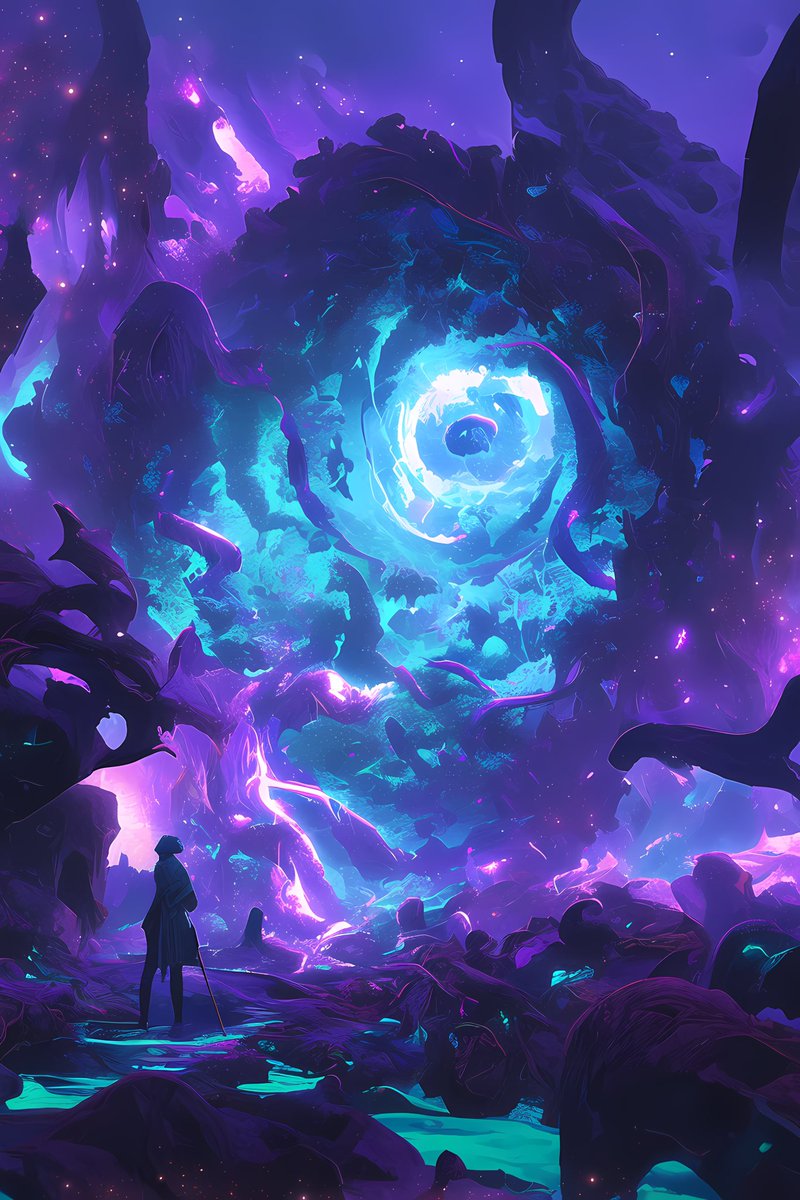 Portals 🪐 - Illustrations created by Prompt Smith, our AI Creator ⌨️

IG instagram.com/prompt_smith/p… 

#NFT #aiartcommunity #AIartists #AIArtwork #midjourney #midjourneyart #Marketing #Trending