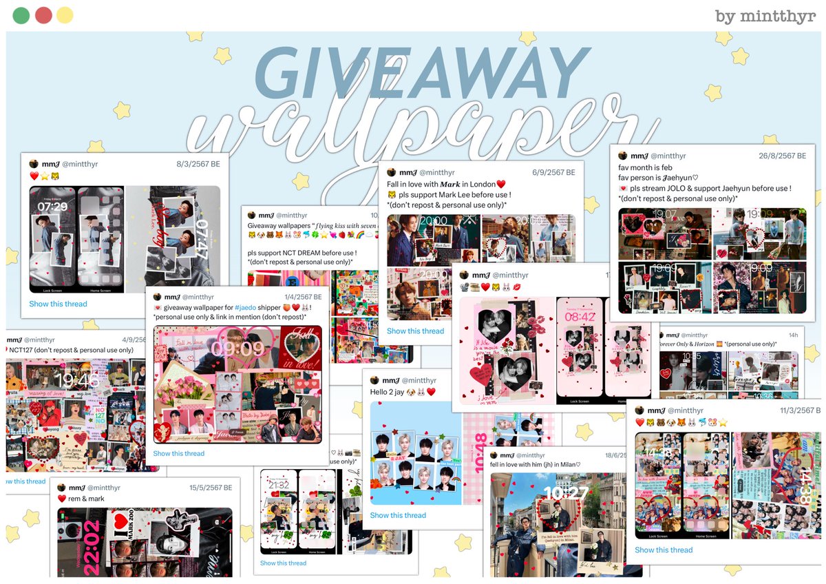 Thread giveaway wallpaper by <a href="/mintthyr/">mmj</a> 💌!