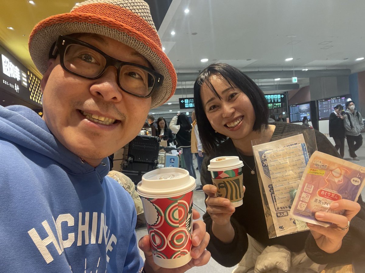 行ってらっしゃい！
#ホノルルマラソン2024 
#藤原直
#関西空港