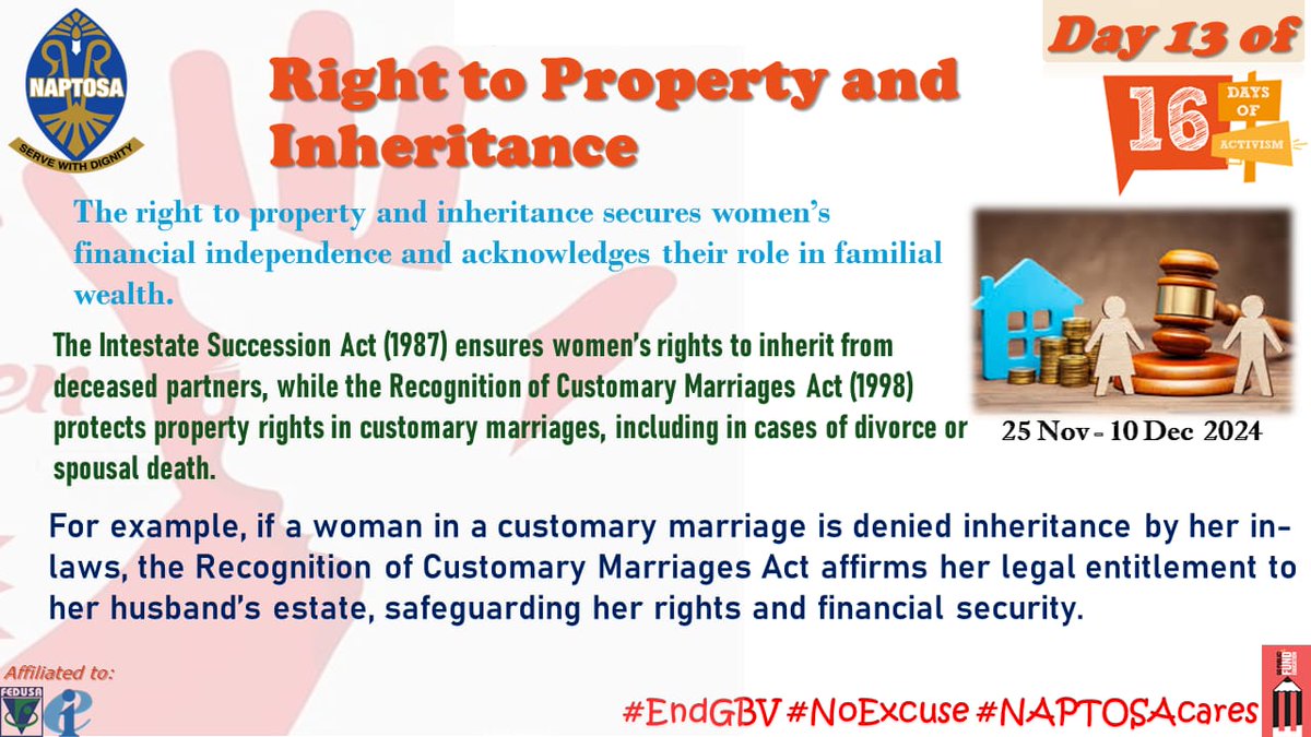 NAPTOSA_TEACH's tweet photo. #Day13of16DaysOfActivism #NoExcuse #EndGBV #NAPTOSAcares https://t.co/GxqHnWC902