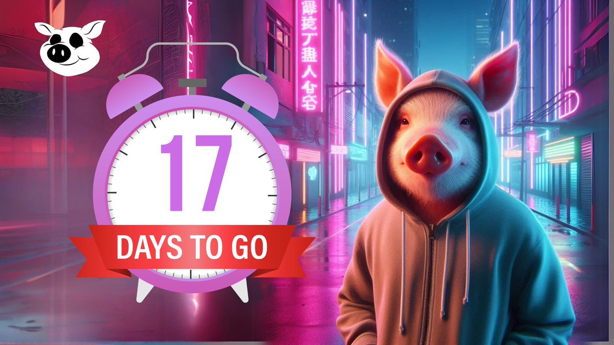 Only 17 days to go!

Have you connected your wallet?

 #PIGS