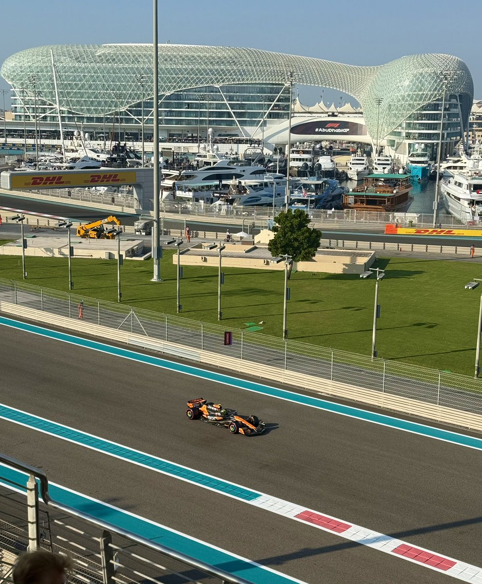 Hi, <a href="/LandoNorris/">Lando Norris</a>! 👋

#AbuDhabiGP #LN4 #McLaren #McLarenF1 #F1 #FansLikeNoOther
