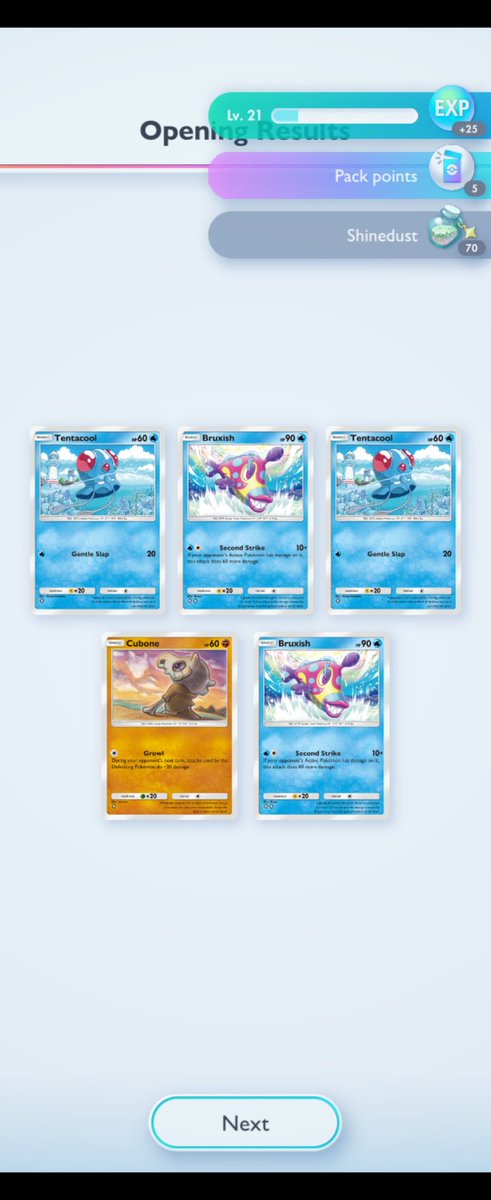 I think I just got one of the worst boosters ever in Pokémon TCGP 🙃