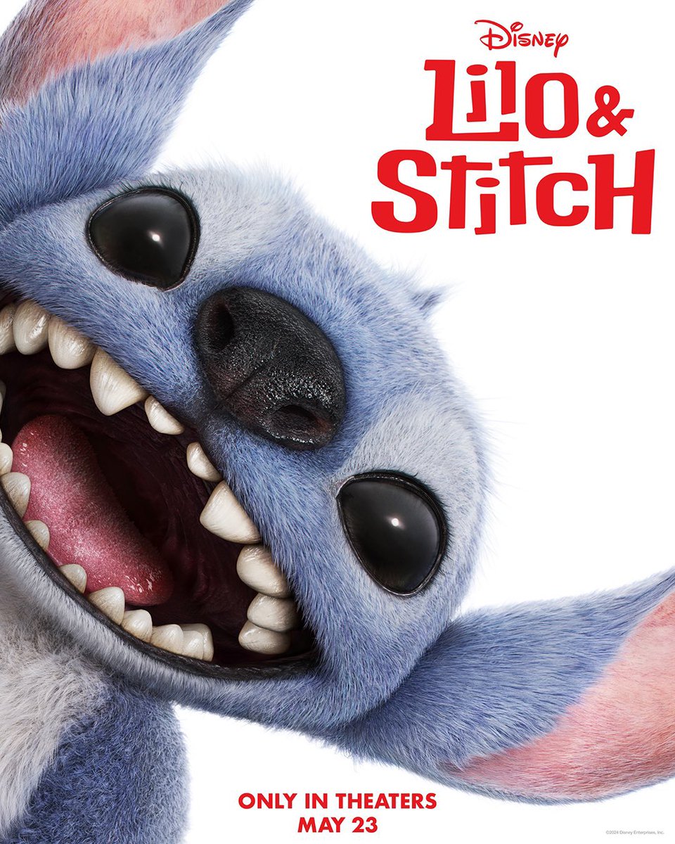 PosterUpdate's tweet image. Pôsteres do live-action de 'Lilo &amp;amp; Stitch'.

Estreia em maio de 2025.

#LiloAndStitch #disney