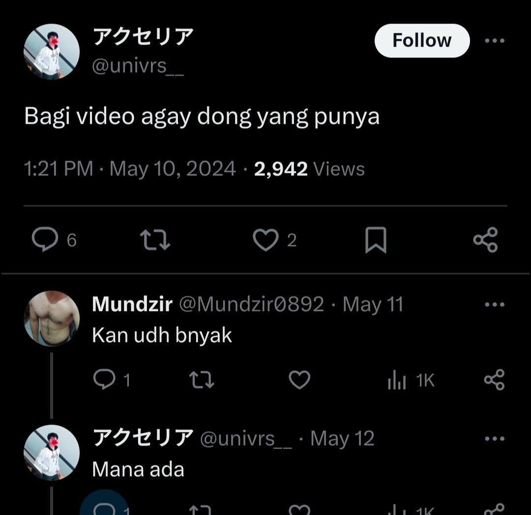 jarjit09021819's tweet photo. @univrs__ @IndoPopBase Daripada sibuk ngehujat org kaya. Mending lu kerja biar kalo mau nnton bokep h*mo gak peke ngemis2 🥱 https://t.co/GZevZoa6zJ