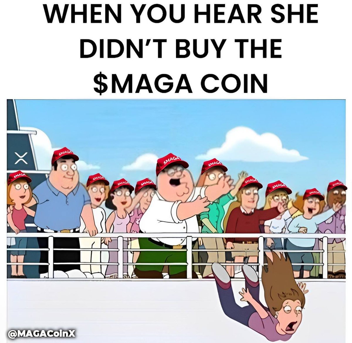MAGACoinX's tweet photo. When you didn’t invest in $MAGA Coin and they find out… 🚩😂 https://t.co/nw6Oqc5qt9
