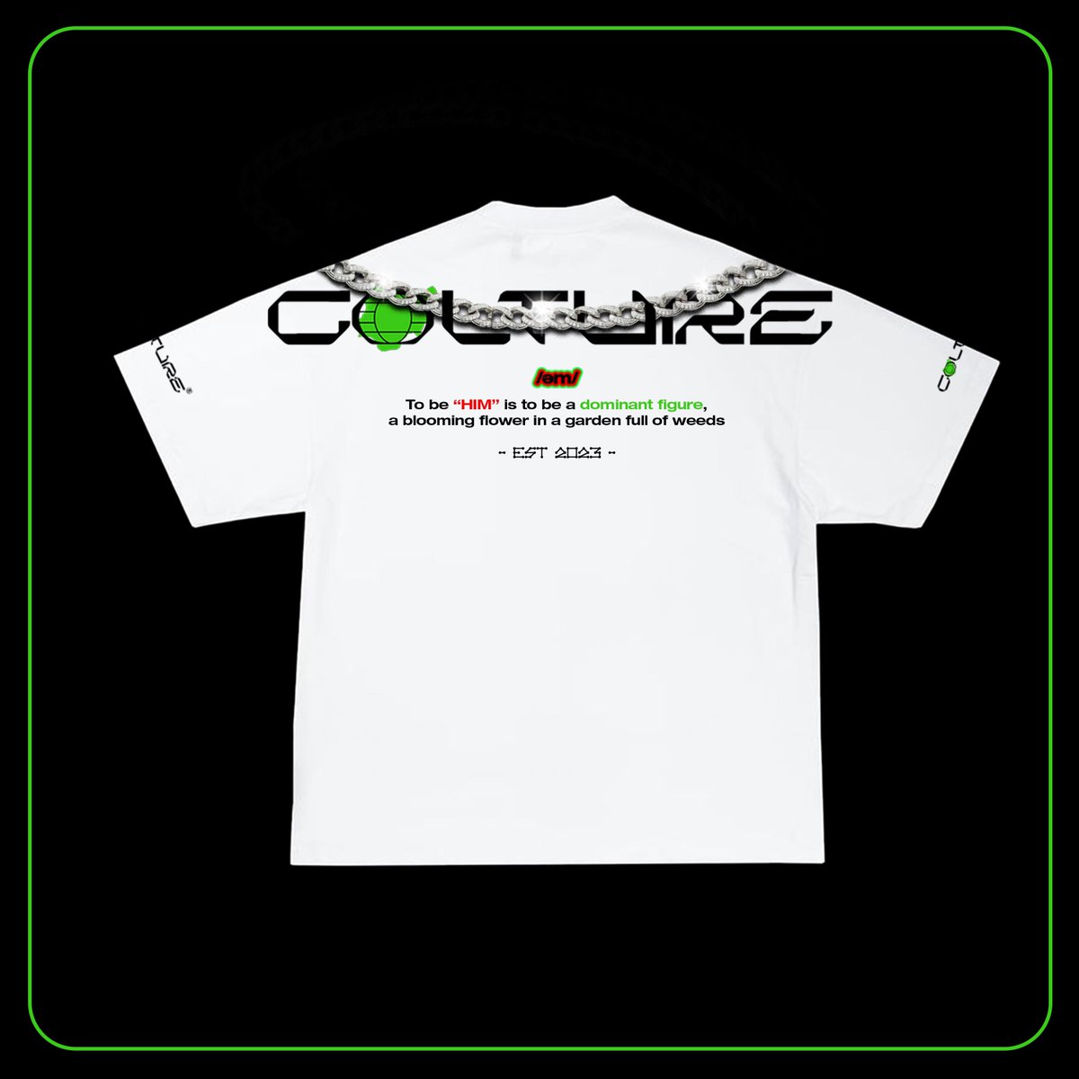 ColtureNg's tweet photo. 🚨HIM is for everyone who knows their life is all about steady resilience &amp; outstanding growth and for those on the journey to get there

You think you’re HIM?
Cop 1 or 100, wear it with pride and LET THE MESSAGE SPEAK FOR ITSELF!

Price: 25k
Delivery: 🌎
Available in all sizes https://t.co/9JOWazpINI