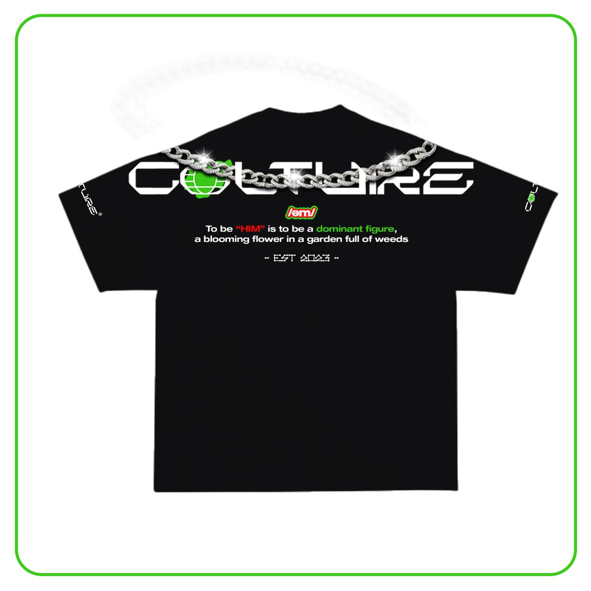 ColtureNg's tweet photo. 🚨HIM is for everyone who knows their life is all about steady resilience &amp; outstanding growth and for those on the journey to get there

You think you’re HIM?
Cop 1 or 100, wear it with pride and LET THE MESSAGE SPEAK FOR ITSELF!

Price: 25k
Delivery: 🌎
Available in all sizes https://t.co/9JOWazpINI
