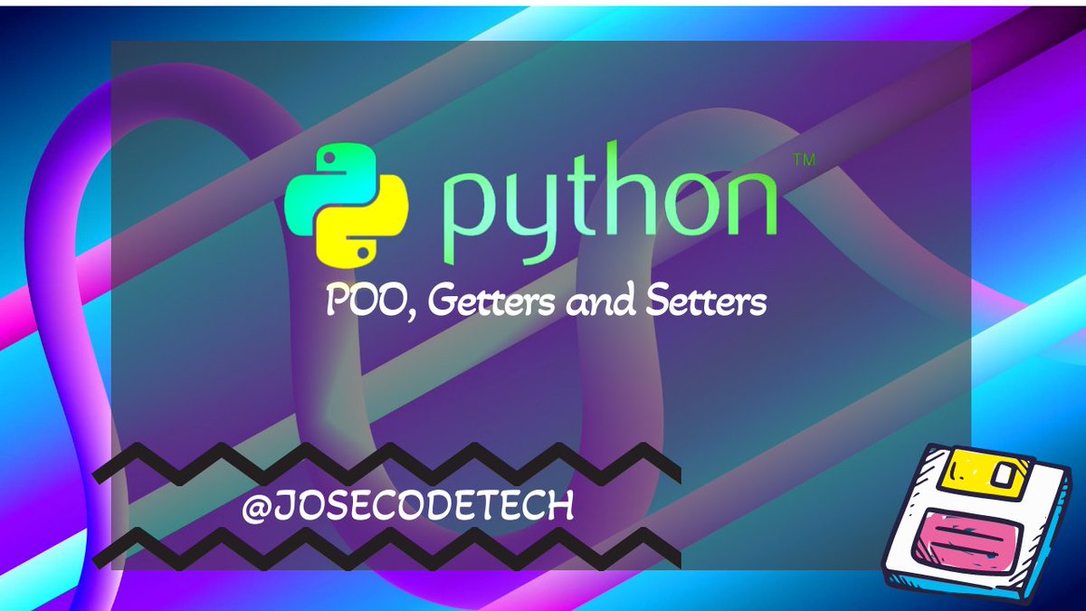josecodetech's tweet photo. Programacion orientada a objetos, #poo, #getters  y #setters en  #Python, accede al video desde este enlace -> https://t.co/J9dwcjWWjp #programando con #josecodetech, #programacion https://t.co/JRUVCi3uzP