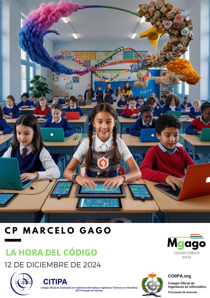 LA HORA DEL CÓDIGO EN EL MARCELO GAGO
Por octava vez participaremos en esta gran iniciativa organizada por <a href="/coiipa/">COIIPA</a> y <a href="/citipa/">CITIPA</a>