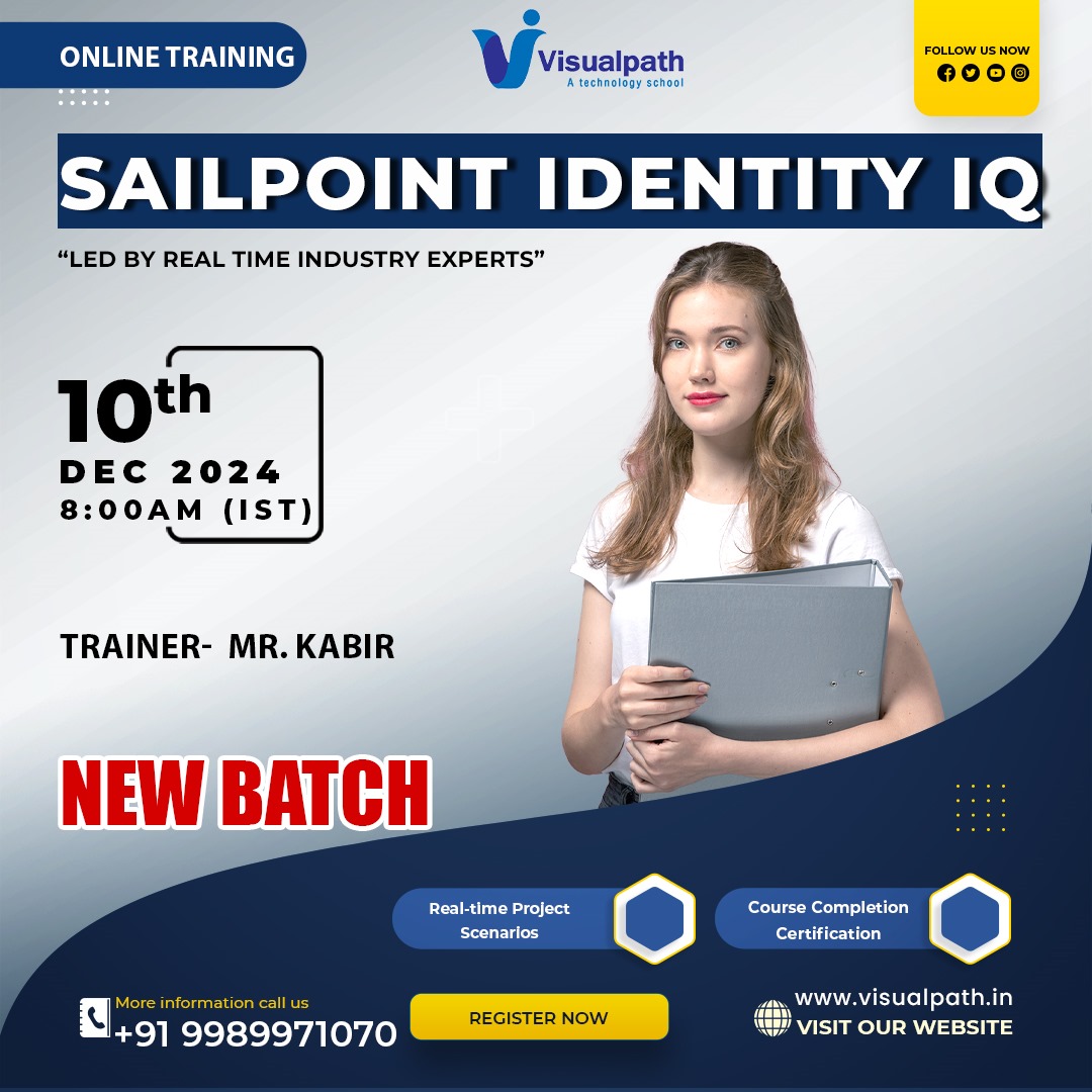 EVisualpat85693's tweet photo. Attend Online #NewBatch On #SailPoint by Kabir
Batch on: 10/12/24 @8:00AM IST.
Contact us: +91 9989971070
WhatsApp: https://t.co/uvZwHEjVcy
Visit: https://t.co/Uf2Bd7sJ2h

#SailPoint #sailpointidentity #IBMSecurity #IAM #clouds #cloudcomputing  #IIQ #onlinetraining @VisualpathPro https://t.co/bRtTqDCxUg