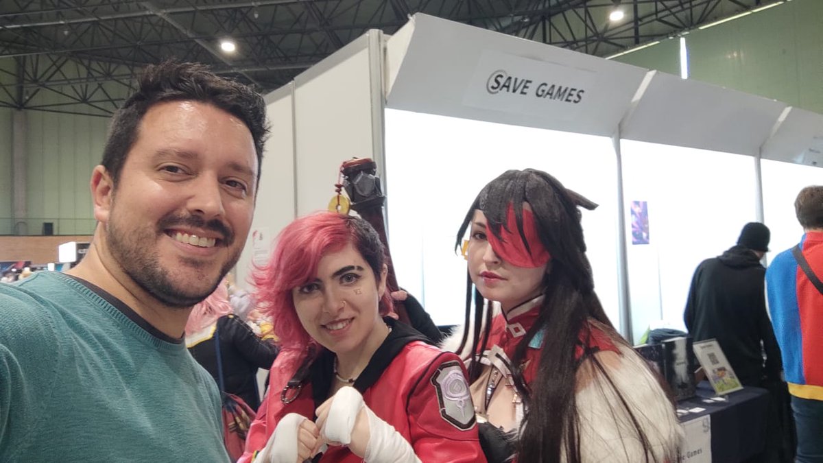 SaveGamesStudio's tweet image. ¡Este finde estamos en #Mangafest! Estamos promocionando nuestro videojuego Soccer Cards (Fútbol Cartas en la store española 😁)
¿Venís a hacernos una visita?